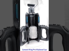 Mannelijke automatische masturbatie machine telescopisch duwen vliegtuig beker